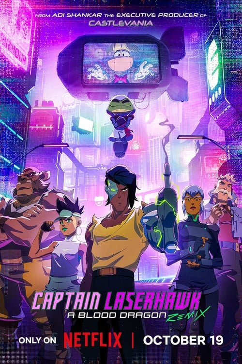 انمي Captain Laserhawk: A Blood Dragon Remix